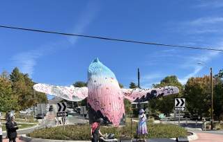 Unveiling of the 9th & 9th Whale statue.