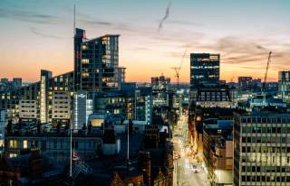 Manchester Night Skyline