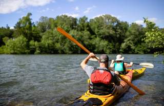 Kayaking at Riverbend