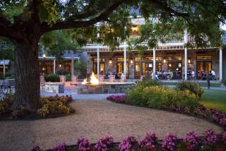 Firepit at the Hyatt Regency Lost Pines Resort and Spa near austin texas