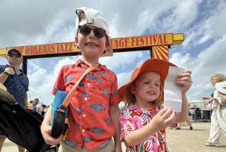 Kids at Jazz Fest