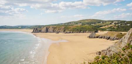 Three Cliffs Bay