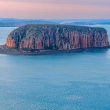 Pastel sunset hues on Steep Island near Raft Point on the Kimberley Coast