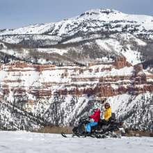 Snowmobiling near Cedar Breaks National Monument-Jay Dash