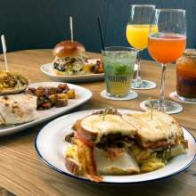 Brunch at The Mailroom, located downtown Clarksville.