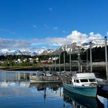 View form out aft deck… Haines never disappoints.
