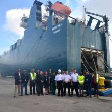 Plaque & Key Ceremony for MV Minchah