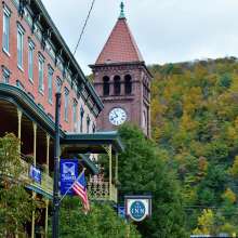 Downtown Jim Thorpe in the Pocono Mountains