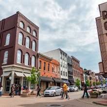 historic downtown streetscape