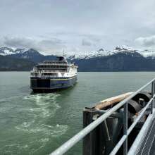 Ferry departure to Skagway