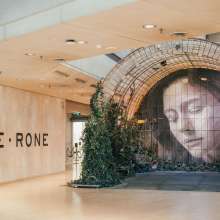 Art Gallery Lobby with TIME RONE Exhibition Feature
