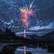 Fireworks off Picture Point