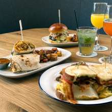 Brunch at The Mailroom, located downtown Clarksville.