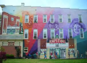 Picture of colorful mural in downtown Milton, PA
