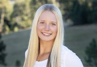A senior portrait of Amity Strand