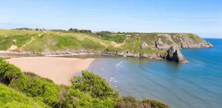 Three Cliffs Bay