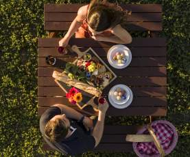 Picnic in the vineyard at The View Winery 6