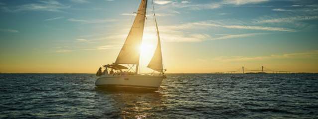 Sailboat on the Golden Isles waters