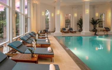 Luxury twilight spa experience at Chewton Glen Hotel in the New Forest