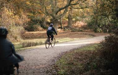 Riding in the New Forest on bike in 2024