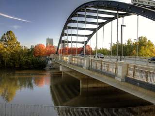 MLK Bridge Fall - Fort Wayne, IN