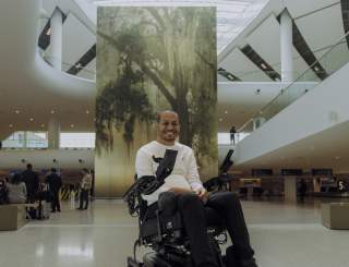 Mark Raymond, Jr. at New Orleans International Airport