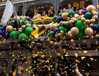 Greasing of the Poles - Mardi Gras