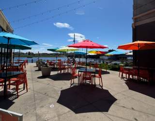 Waterfront Dining at Becket's Patio in Oshkosh, WI