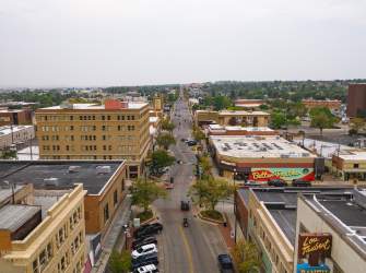 Downtown Casper Aerial View