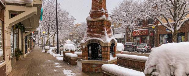 Downtown Holland's snowmelt