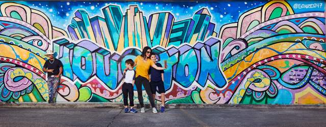 Houston Skyline GONZO247 Mural