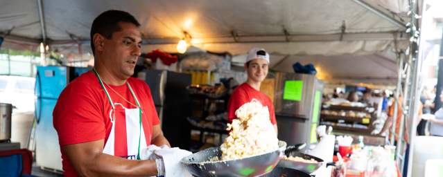 Vendor at La Festa Italiana