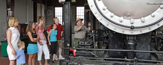 Steamtown National Historic Site in Scranton, PA
