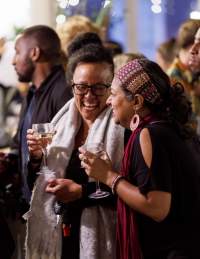 People at the bar at the Tobacco Factory Theatre, Bristol - credit Tobacco Factory Theatres