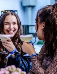 Group with cocktails - Bristol City Centre BID