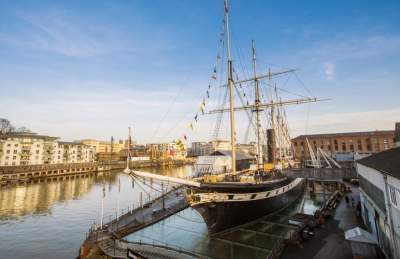 Exterior of the SS Great Britain at the Great Western Dockyard in Bristol - credit Brunel's SS Great Britain