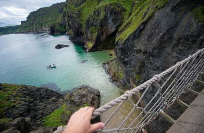 Carrick-a-Rede rope bridge in Northern Ireland