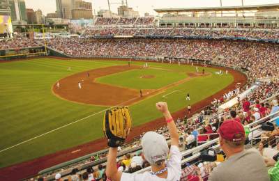 Every year, Omaha hosts the Men's Baseball College World Series