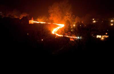 Torch procession in Heyshott