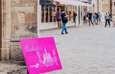 a gift card in Chichester city centre