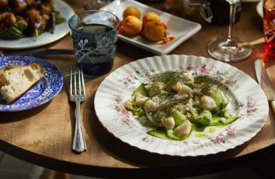 The Pig in the South Downs plate of food