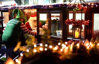 Santa on railway at Christmas at Exbury Gardens - What's On