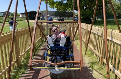 Longdown Activity Farm - Accessible Swing