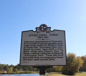 Affricanna Town Sign