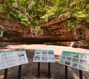 dunbar cave state park cave opening
