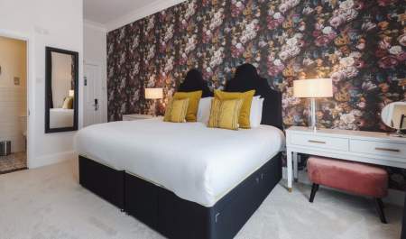 Boutique hotel room at the Mercer Collection