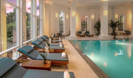 Luxury twilight spa experience at Chewton Glen Hotel in the New Forest