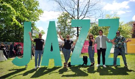 Jazz sign - Cheltenham Jazz Festival