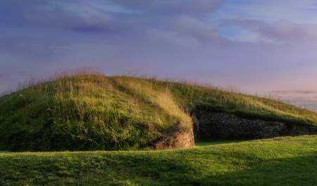 A view towards Belas Knap, a neolithic long barrow
