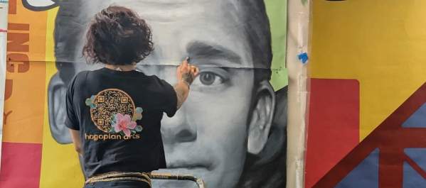 Painting The Office Mural